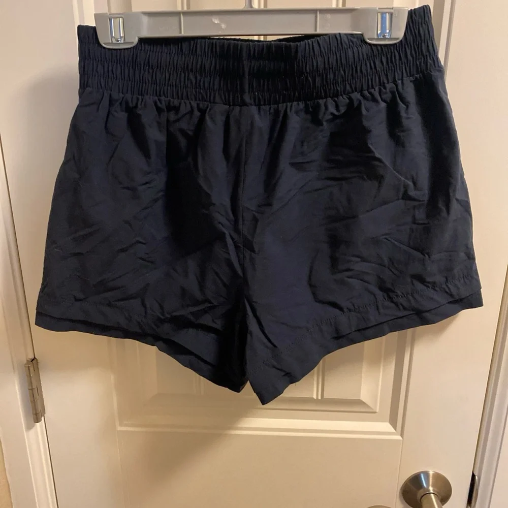 Calia By Carrie Underwood S Shorts Navy Athletic Wear Small Sm Elastic Waistband - Picture 3 of 5